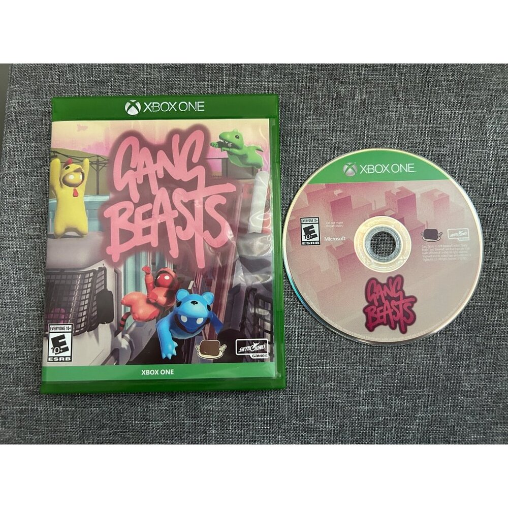 Gang Beasts Xbox One 2019 Multiplayer Party Game Pre-Owned Tested Very Clean